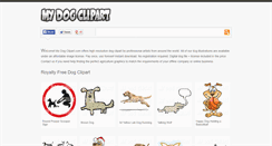 Desktop Screenshot of mydogclipart.com